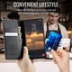 thumbnail image 4 of Funda tipo cartera para Samsung Galaxy S25 Edge, de piel, con tarjetero, soporte, cierre magnético y bloqueo RFID. TPU a prueba de golpes, compatible con S25 Edge, 4 of 8