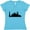 Aqua, variant on Inktastic New York Skyline Women's V-Neck T-Shirt