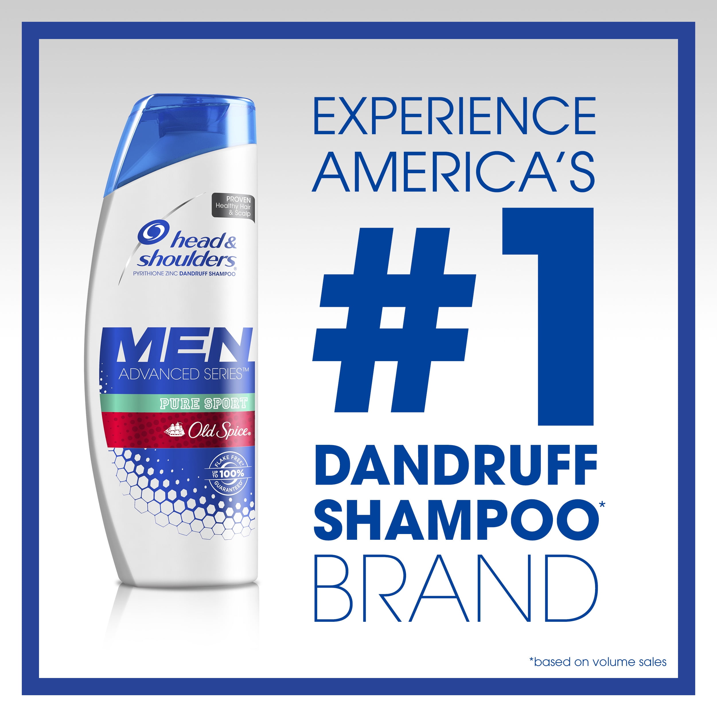 Head and Shoulders Old Spice Pure Sport Anti-Dandruff Shampoo 21.9oz