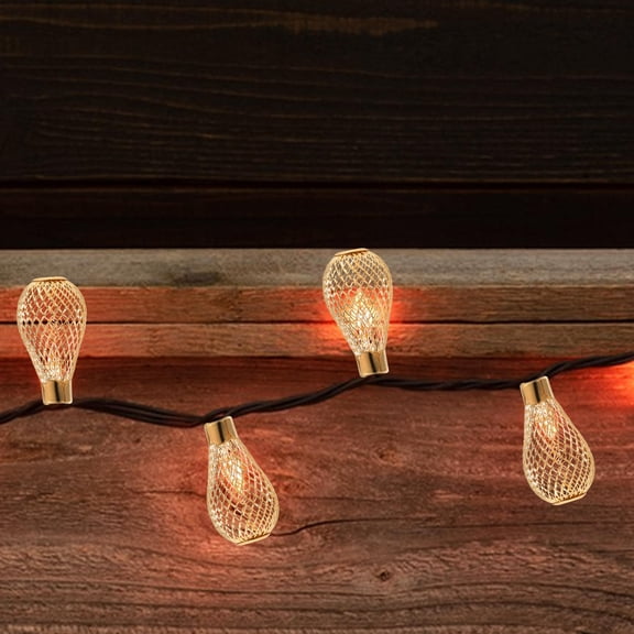 IFANLANDOR 20Pcs Lantern String Lights Metal Lamp Shades For Diy Enthusiasts