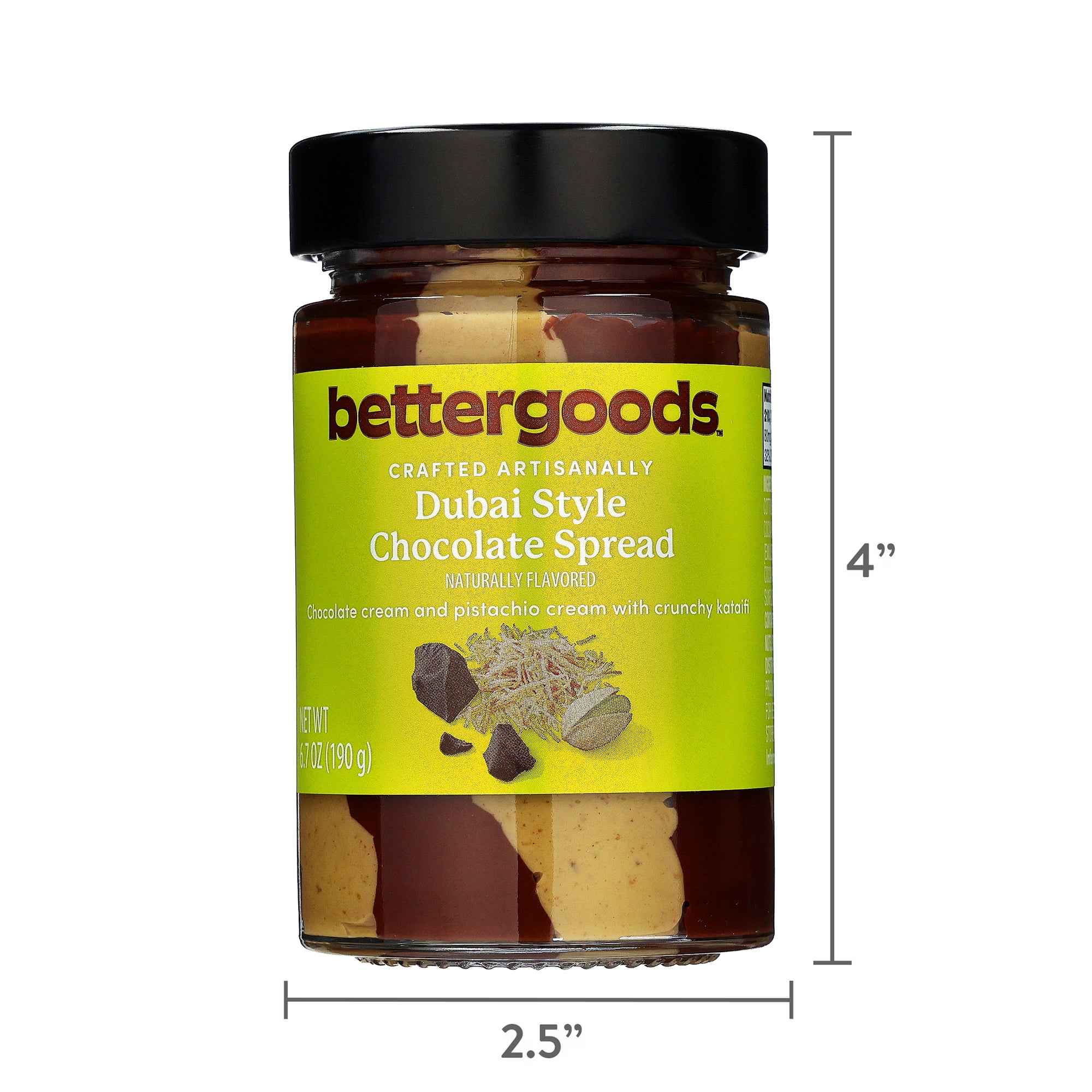 bettergoods Dubai Style Chocolate Spread, 6.7 oz