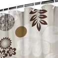 thumbnail image 3 of Waterproof Beautiful Colorful Floral Shower Curtain 72x72 Inch Boho Style Polyester Unique Shower Curtain for Bathroom Hotel Home Decor with 12 Plastic Hooks, 3 of 5