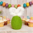 thumbnail image 4 of AURIGATE Easter Plush Egg with Bunny Ears, 3.35×5.91in Polyester Spring Decor, Colorful Tabletop Accents for Easter Celebrations, 4 of 8