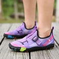 thumbnail image 2 of Ymyiu Toddler Girl Water Shoes Kids Aqua Shoes Boys & Girls Slip Resistant Neoprene Water Shoes Size 12.5(Purple, Little Kids 12.5), 2 of 9