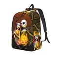thumbnail image 1 of Goofa The Nightmare Before Christmas Pattern Durable Canvas Daypack - High-Quality Vintage Backpack, Compact & Versatile for Travel and Everyday Use-Small, 1 of 5