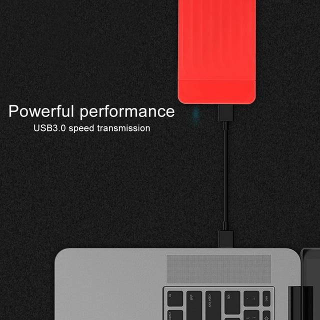 To USB Solid State SSD HDD Enclosure, HDD Box, Hard Disk Case 2.5-Inch HDD Case, For OS X Red