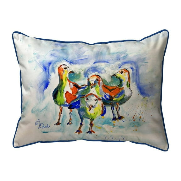 Betsy Drake HJ1339 16 x 20 in. Sea Gull Guys Indoor & Outdoor Pillow - Large