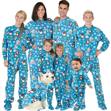 

Footed Pajamas - Family Matching Arctic Playground One Pieces for Boys Girls Men Women and Pets - Pet - XSmall (Fits Up to 10 lbs)