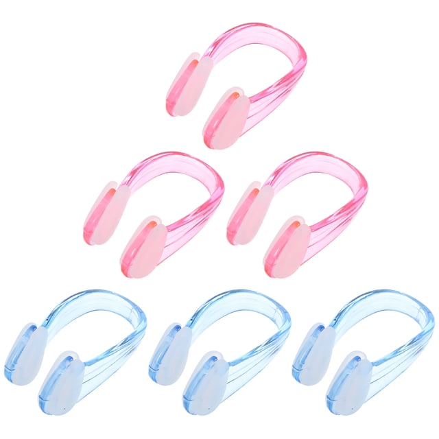 ADDHAT 6Ud Pinzas Impermeables Para Nariz De Natación En Silicona Y Antideslizante En Colores Surtidos