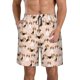 thumbnail image 1 of Balery Beagle Dog On Brown Traje de Baño Estilo Hawaiano para Hombre, Shorts de Secado Rápido con Bolsillos-Large, 1 of 6