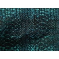 thumbnail image 4 of oneOone Cotton Cambric Dark Teal Blue Fabric Crocodile Animal Skin Dress Material Fabric Print Fabric By The Yard 56 Inch Wide, 4 of 4