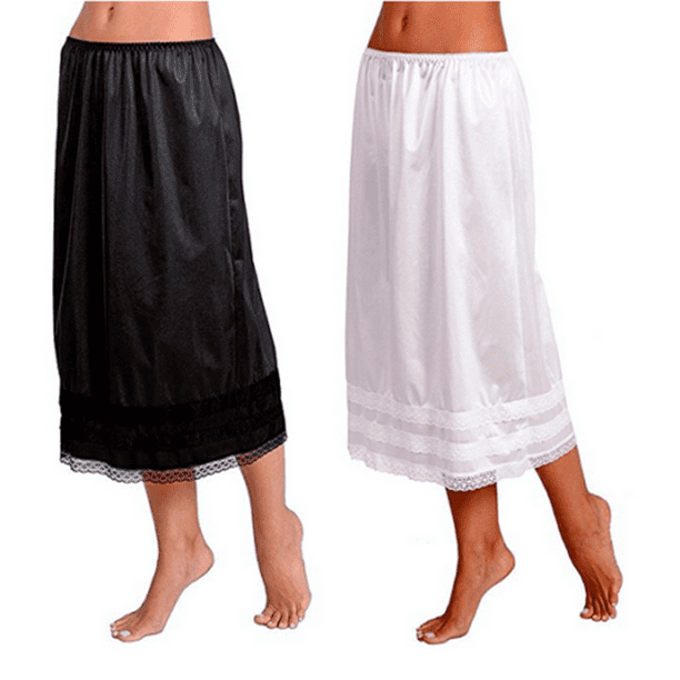 lace hem slip