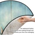 thumbnail image 3 of Coolnut Summer Sea Shells Christmas Tree Mats Waterproof Tree Skirt, Retro Wooden Blue Xmas Tree Stand Tray Mat Floor Protector Pad for Holiday Party Decoration, 28.3", 3 of 6