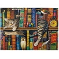 thumbnail image 1 of Puzle HUOGUO Funny Cat, 500 piezas, para adultos, 51 x 38 cm, 1 of 5