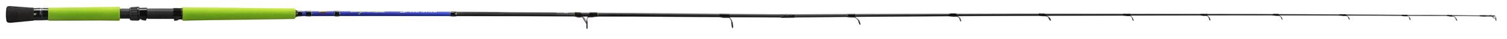 Lew's Wally Marshall Speed Stick Spinning Fishing Rod, 8-Foot 2-Piece Rod, Medium-Light Power, Green/Blue/Black