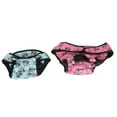 thumbnail image 2 of 2pcs Soft Breathable Dog Physiological Pants Adjustable Dog Pet Underwear Panties Shorts(Pink Blue XXL), 2 of 8