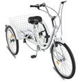 thumbnail image 1 of Tricycle Adulte 1/7 Vitesse 3 Roues pour Magasinage avec Outils d'Installation, 1 of 6
