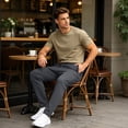 thumbnail image 5 of Mens Hiking Pants Joggers Lightweight Breathable Quick Dry Outdoor Fishing Athletic Work Pants with Zipper Pockets Dark Gray S, 5 of 8