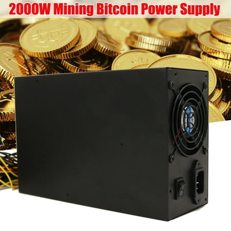 Professional 2000W ATX Mining Miner Power Supply Module For 8 GPU ETH BTC Rig Bitcoin Mining