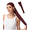 Brown, variant on 1 Pack Mesh Wig Cap, Hair Weave Sleeve for Locs – Extra Long Hairsleeve for Braids, Dreadlocks & Twists – Breathable Stretchy Reusable Lightweight Hair for Women
