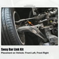 thumbnail image 2 of Unique Bargains 4 Pcs Front Outer Inner Tie Rod End Link Fit for Hyundai Santa Fe 2007-2012 Black, 2 of 7