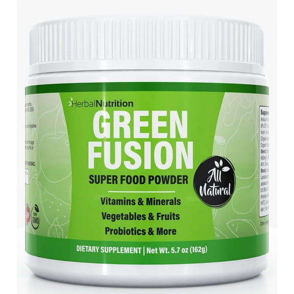 Greens Powder Super Food Organic with Greens, Fruit & Probiotics and More