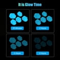 thumbnail image 2 of SkyAuks Glow in The Dark Garden Pebbles, Glowing Rocks for Indoor Outdoor Decor, Fish Tank, Yard, Driveway (Blue), 2 of 8