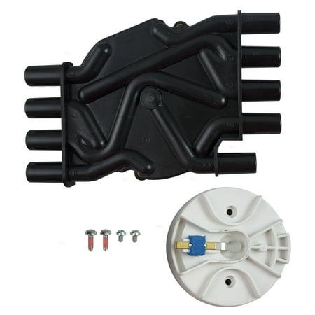 Gmc Pickup Van (Ignition Distributor Cap & Rotor Kit Replacement for Cadillac Chevrolet GMC Pickup Truck SUV Van)