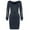 Black, variant on Fesfesfes Women Gowns Long Sleeve Dress Formal Gowns V Neck Sequin Party Office Gowns And Evening Dresses Plus Size $10