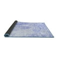 thumbnail image 2 of Ahgly Company Indoor Round Abstract Blue Contemporary Area Rugs, 6' Round, 2 of 4