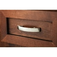 thumbnail image 3 of Elements 771-3BNBDL Strickland Collection 4.5 Inch Center Square Cabinet Pull, Brushed Pewter Finish, 3 of 4