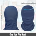 thumbnail image 4 of Máscara facial Achiou Summer Balaclava Ski Mask, protector UV, azul marino, 4 of 6