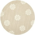thumbnail image 4 of SAFAVIEH Soho Maui Geometric Wool Runner Rug, Beige/Ivory, 2'6" x 6', 4 of 9