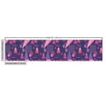 thumbnail image 2 of Geometric Sofa Upholstery Fabric by the Yard, Christmas Themed Polka Dots Stars Snowflakes Triangles and Zigzags, Decorative Fabric for DIY and Home Accents, Dark Indigo Coral Pink by Ambesonne, 2 of 4