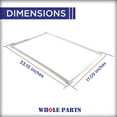 thumbnail image 4 of Whole Parts Refrigerator French Door Gasket Assembly (Gray Color) Part# DA97-13015C - Replacement and Compatible with Some Samsung Refrigerators or Freezers, 4 of 8