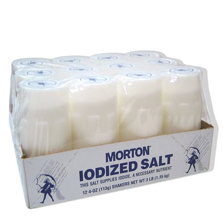 Morton Foodservice Iodized table Salt Shakers (12 ct.)