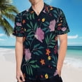 thumbnail image 5 of High Quality Hawaiian Shirts for Men Short Sleeve Aloha Beach Shirt Floral Summer Casual Button Down Shirts Blouses D2YDZ2, 5 of 7