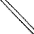 thumbnail image 3 of Cadena Collar Egipcia Unisex 6mm Negro 60cm Chapa de Oro 18k Ametrinaa MPCA0007-60, 3 of 5