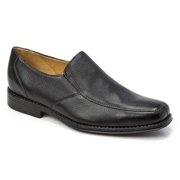 Sandro Moscoloni Renzo Black Leather Men’s Slip On Venetian Loafer (11.5-D)