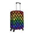 thumbnail image 3 of Kdxio Dragon Scales Pattern Luggage Cover for Travel,Elastic and Durable,Fits 18-32 Inch,Anti-Scratch Suitcase Protector, 3 of 9