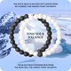 thumbnail image 3 of Pulseras Lokai con cuentas de silicona en blanco y negro para hombre y mujer, 3 of 6