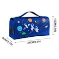 thumbnail image 5 of UttpKLBx Large Pencil Case Pouch Clear Pencil Case Canvas Pencil Case Standing Pencil Pouch, Pencil Pouch Zipper (B), 5 of 8