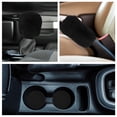 thumbnail image 5 of Tookss 6 Pieces Plush Car Accessories Set Plush Steering Wheel Cover Soft Fuzz Handbrake GearCover Bling Mirror Ornament, 5 of 8
