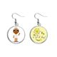 thumbnail image 1 of Sombrero negro de Cuba Cartoon Pendiente Sol Flor Pendiente Joyas Moda Unbranded M, 1 of 3