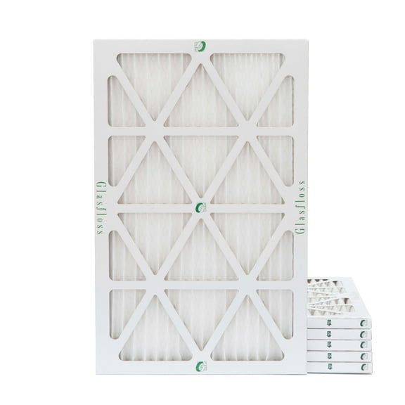 12x20x1 MERV 13 Pleated AC Furnace Air Filters by Glasfloss Industries. 6 Pack. Made in the USA