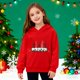 thumbnail image 5 of Sudadera con capucha para niños, sudadera con capucha de manga larga con estampado navideño, jersey para niños, blusa de poliéster para niños, 5 of 6