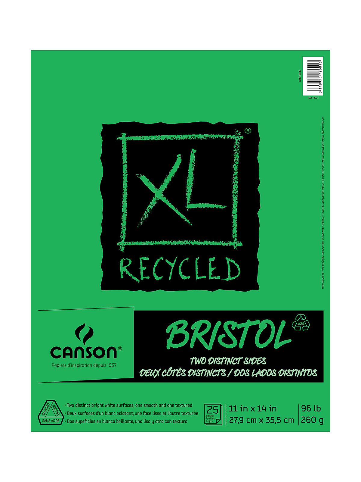 Canson 14" x 11" Bristol Paper Pad (75 Sheets)