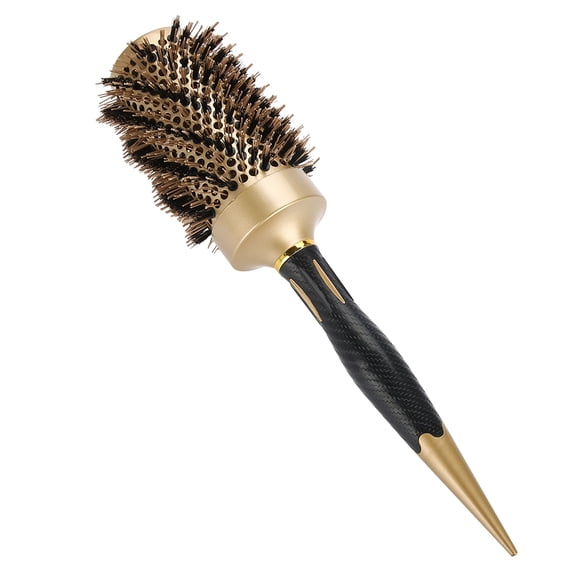 Qiilu Professional Anti-static Round Hair Comb Salon Styling Brush Twill Nylon Broach, Anti-static Hair Comb,Round Hair Comb