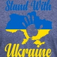 thumbnail image 3 of CafePress - Stand With Ukraine T Shirt - Mens Tri-blend T-Shirt, 3 of 4