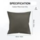 thumbnail image 3 of Uxcell 2-Pack Fundas de Almohadas para Exteriores, 18x18Pulgadas/45x45 cm Funda de Almohada Moderna para Sofá de Patio [Marrón Oscuro], 3 of 6